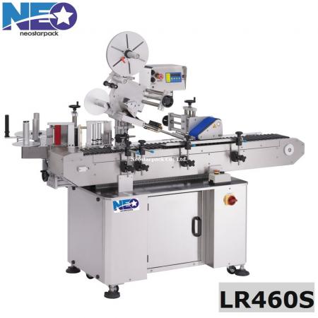 horizontal round labeller with side applicator